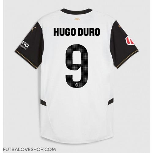 Dres Valencia Hugo Duro #9 Domáci 2024-25 Krátky Rukáv